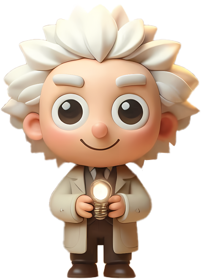 Einstein Character Nero AI Cartoon